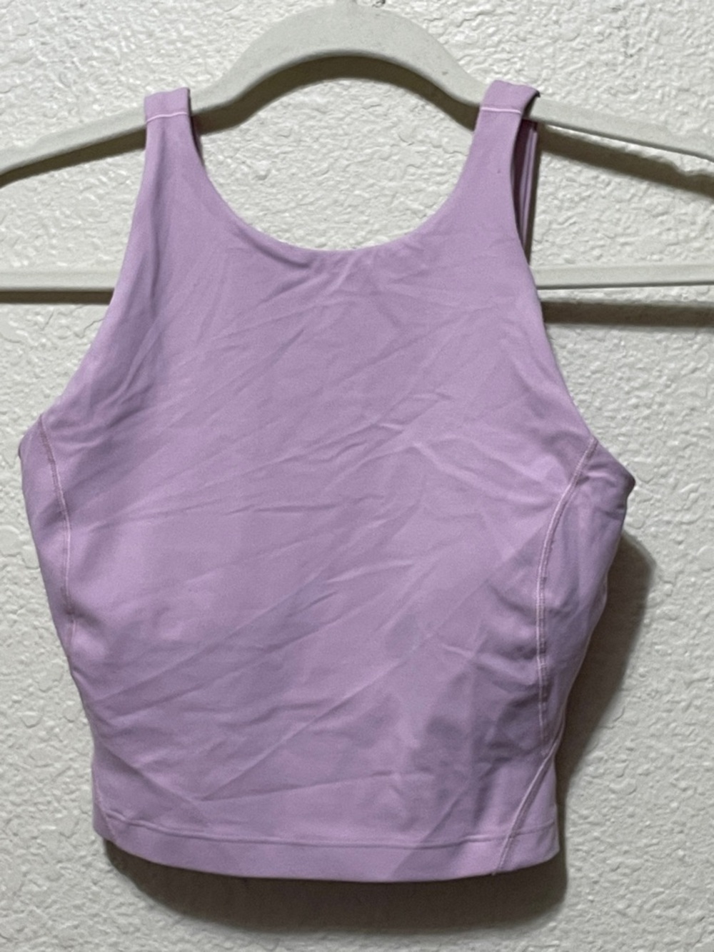 Lululemon Women's Mauve Long Line Bra. Good Condition. Size 2.